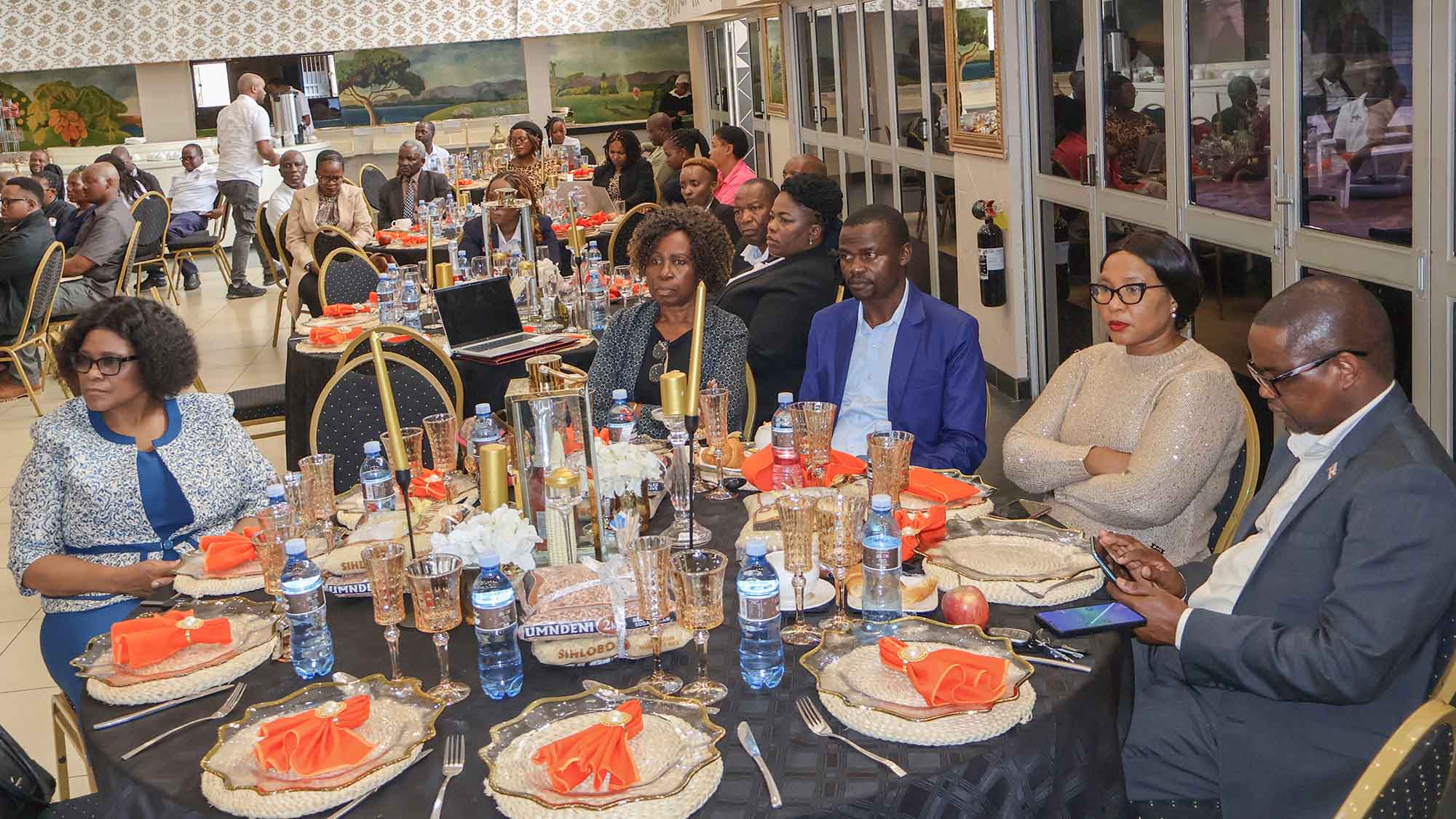 Some of the people who attended the NMC Farmers Awards 2025, including members of the Ministry of Agriculture Parliamentary Portfolio Committee (Front).